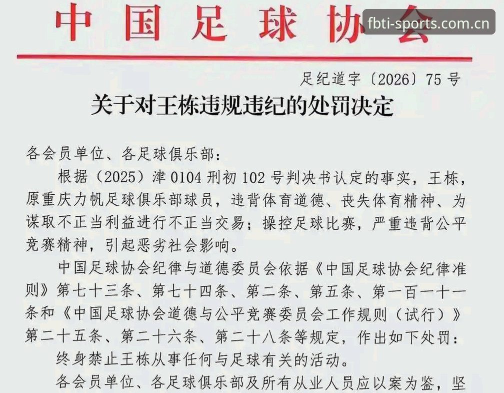 fb体育平台官网 足协第三批禁足名单详解:65人遭罚背后细节